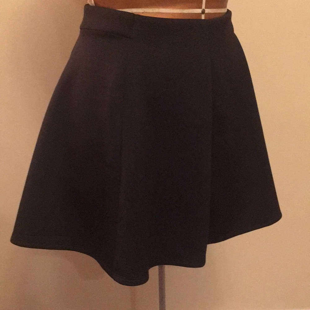 Black A-line Skirt